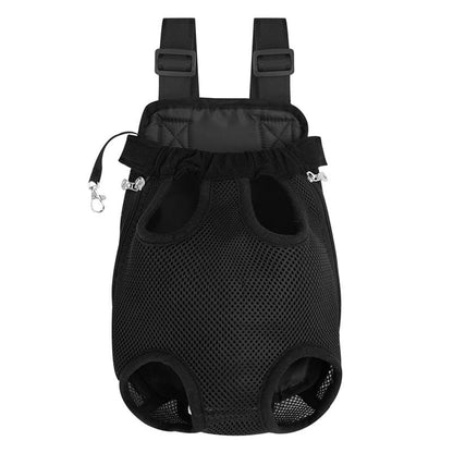 PawVoyage – Pet Travel Leg-Out Backpack – Black / S (less than 5.5 pounds)/( <2.5KG)