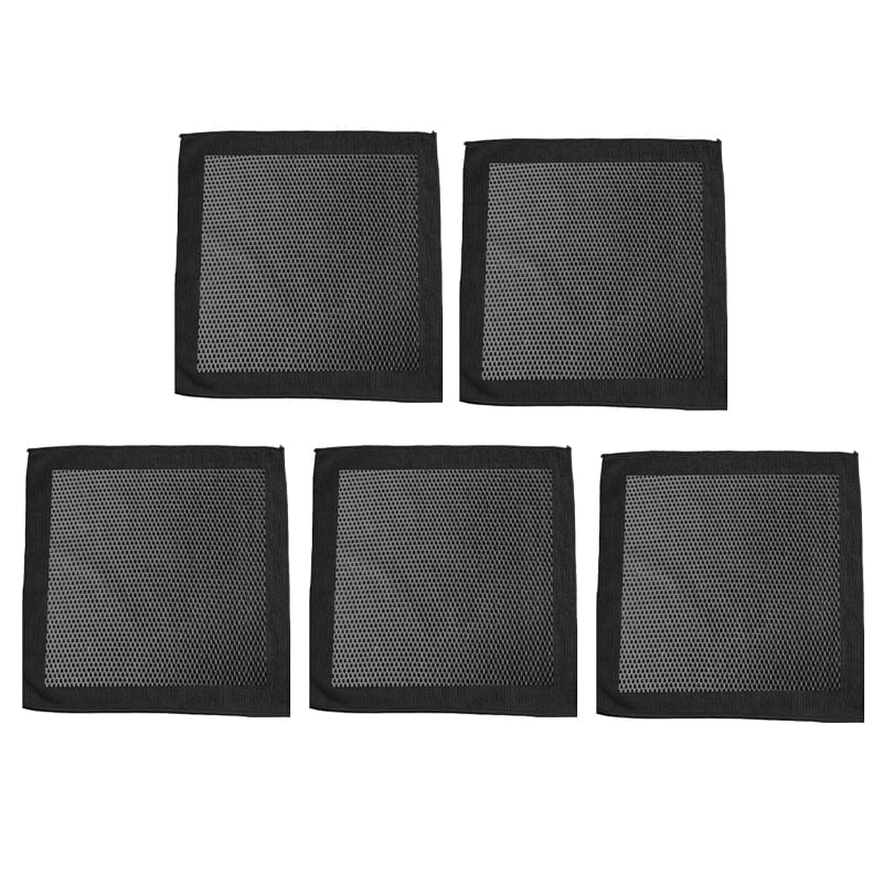 LumeGloss – Professional Synthetic Clay Towel – Black / 5 Pcs
