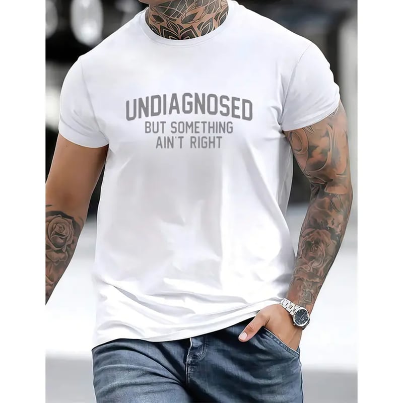 MoodThread – Undiagnosed Humor Graphic T-Shirt – White / XXS