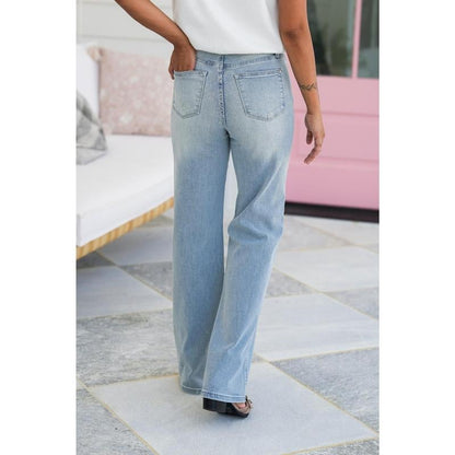 ShapeDenim – Vintage Wash Straight-Leg Jeans – image 5