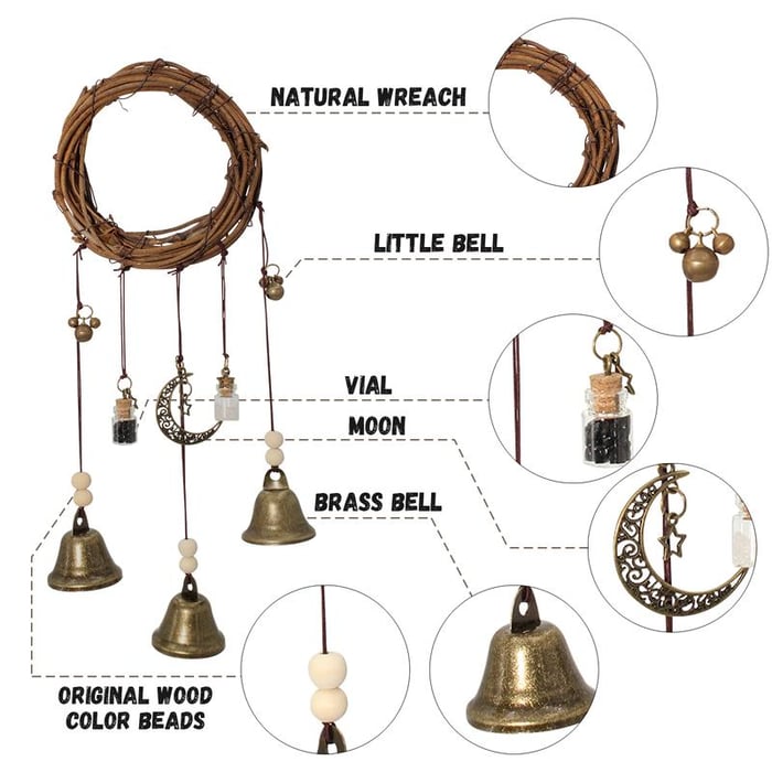 MystiBell – Boho Hanging Door Charm Bell – image 10