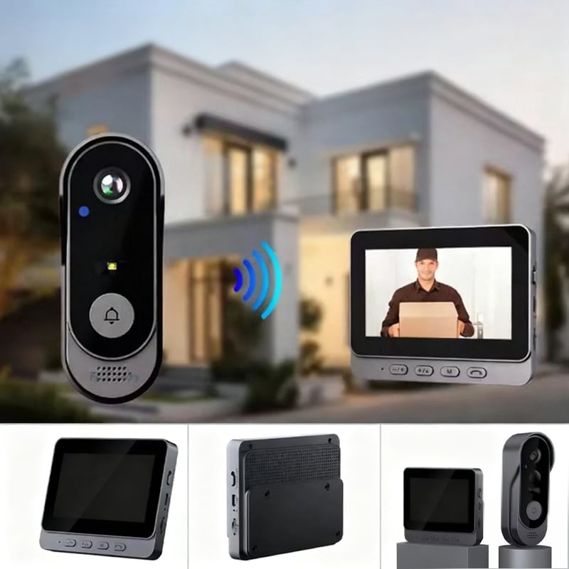 DoorGuard Pro – Smart Video Intercom Door Viewer – 1 SET