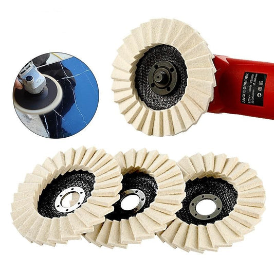 SmoothCraft - High-Resilience Polishing Wheel for Metal & Wood – Trial Pack (2Pcs) - Perfect for First-Time Polishing