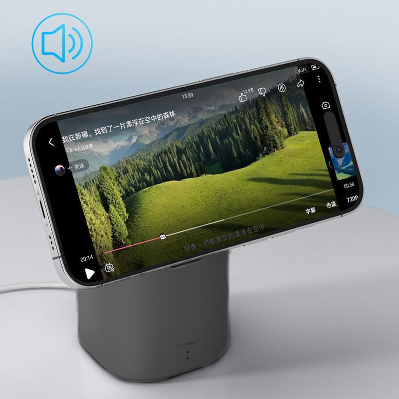 PowerBeat Dock – Magnetic Wireless Charger & Speaker – image 5