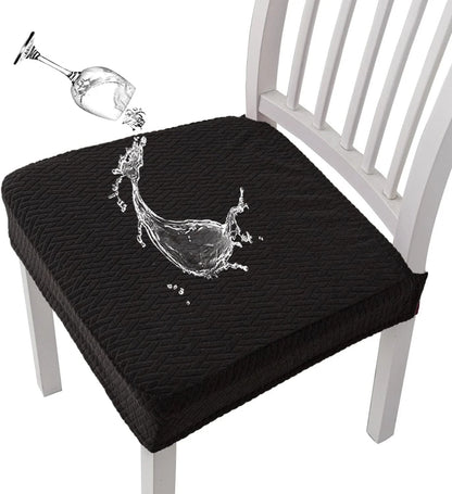 ChairEase – Washable Jacquard Chair Protector – Black