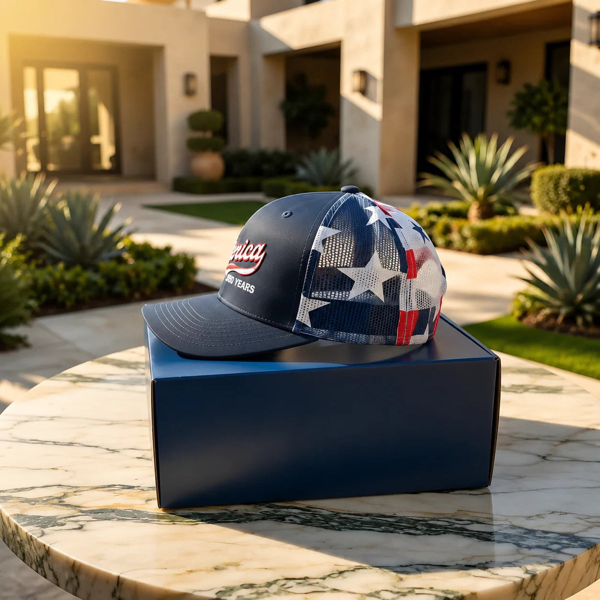 MericaForge – Merica 250 Years Embroidered Trucker Hat – image 2