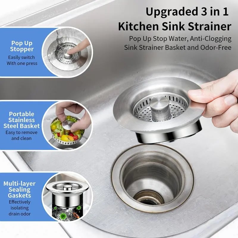 ClogFree - Sink Strainer & Stopper – image 5