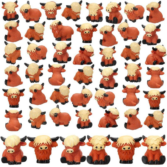 Hide & Moo – Mini Cow Hunt Figurines Set – 30 Pcs