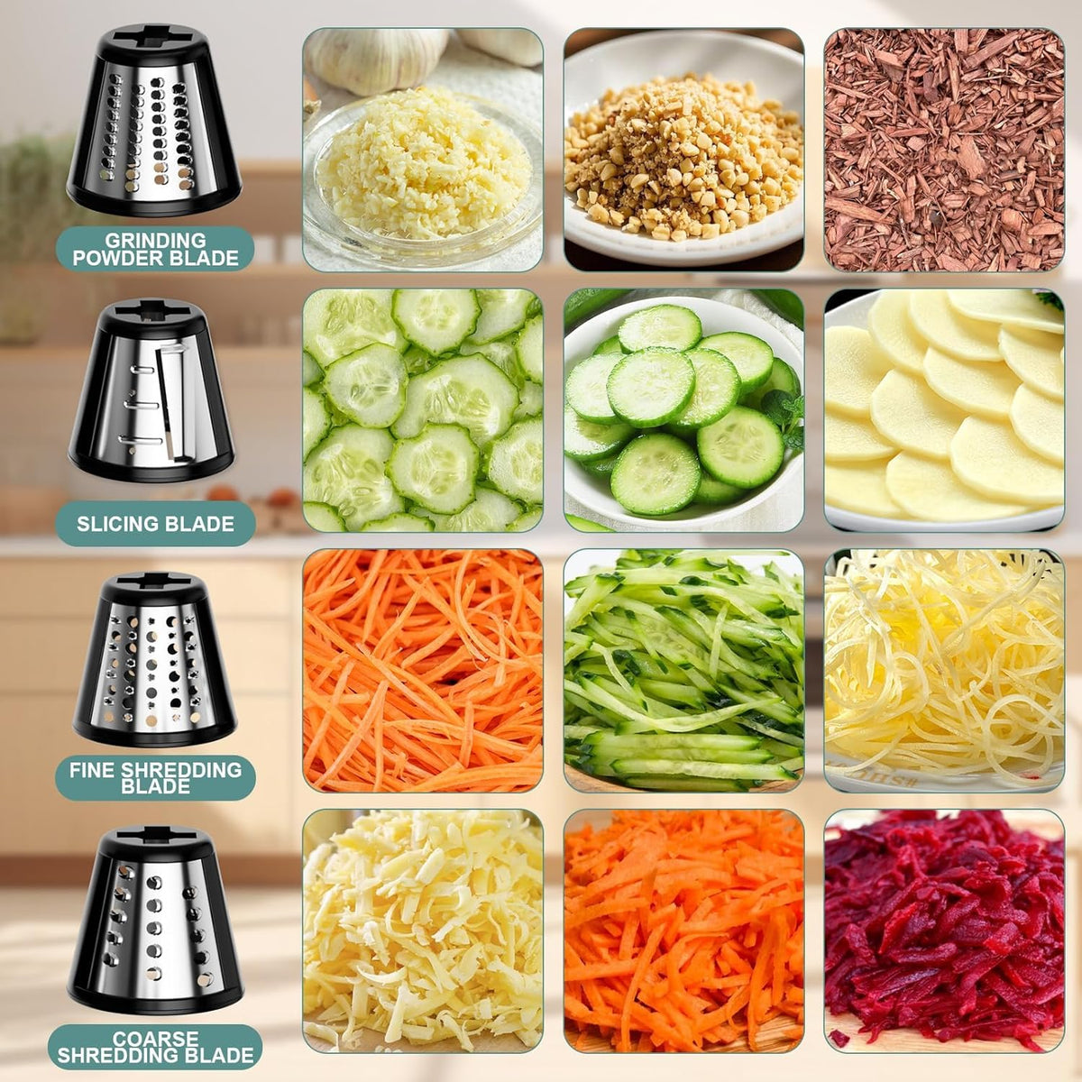 SwiftSlice – Multi-Blade Food Processor Attachment – image 3