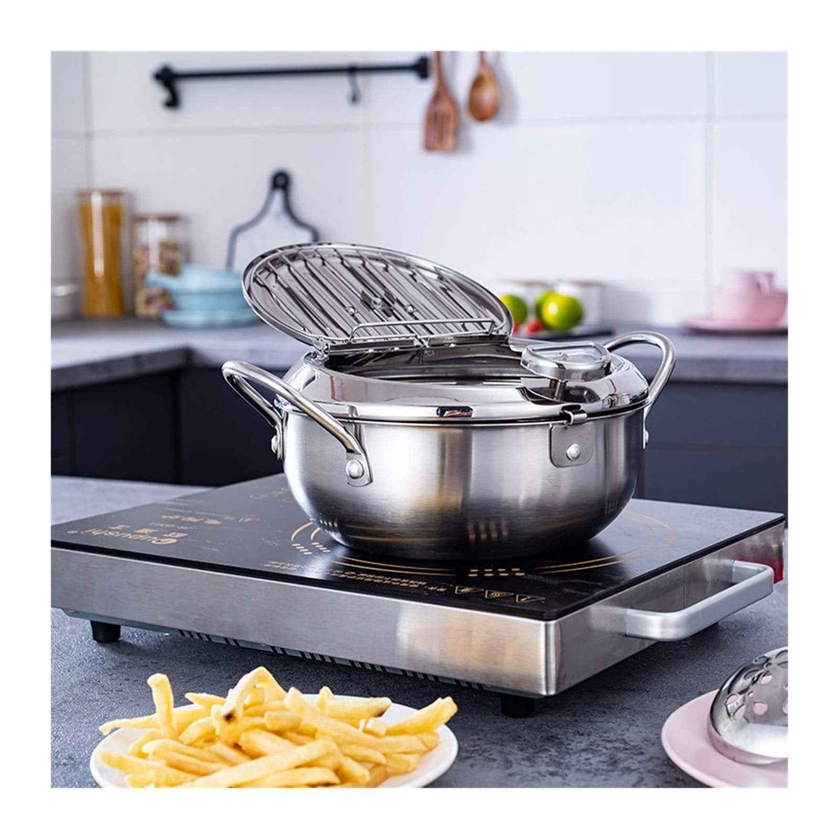 CookForge – Premium Stainless Frying Po & Oil Control Rack System – image 14