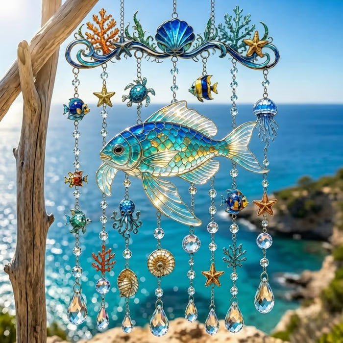 CoralWhispers – Seaside Wind Chime – Fish / Buy 1