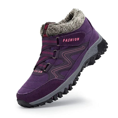 WARM AND COMFORTABLE NON-SLIP BOOTS – Purple / 35