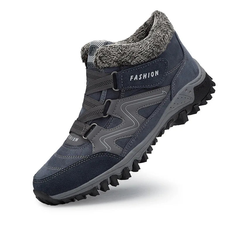 WARM AND COMFORTABLE NON-SLIP BOOTS – Blue / 35