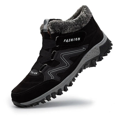 WARM AND COMFORTABLE NON-SLIP BOOTS – Black / 35
