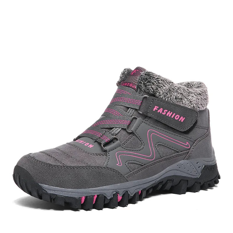 WARM AND COMFORTABLE NON-SLIP BOOTS – Gray / 35