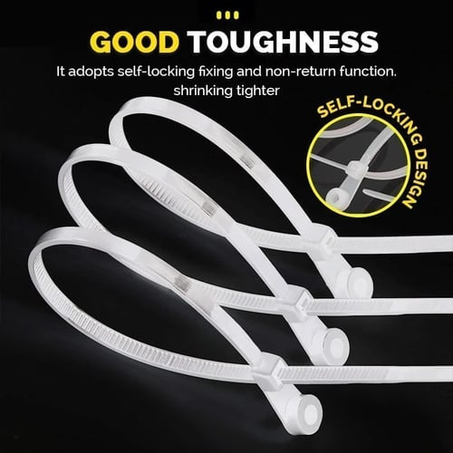 TieLock Pro – Screw Mount Cable Ties – 100PCS