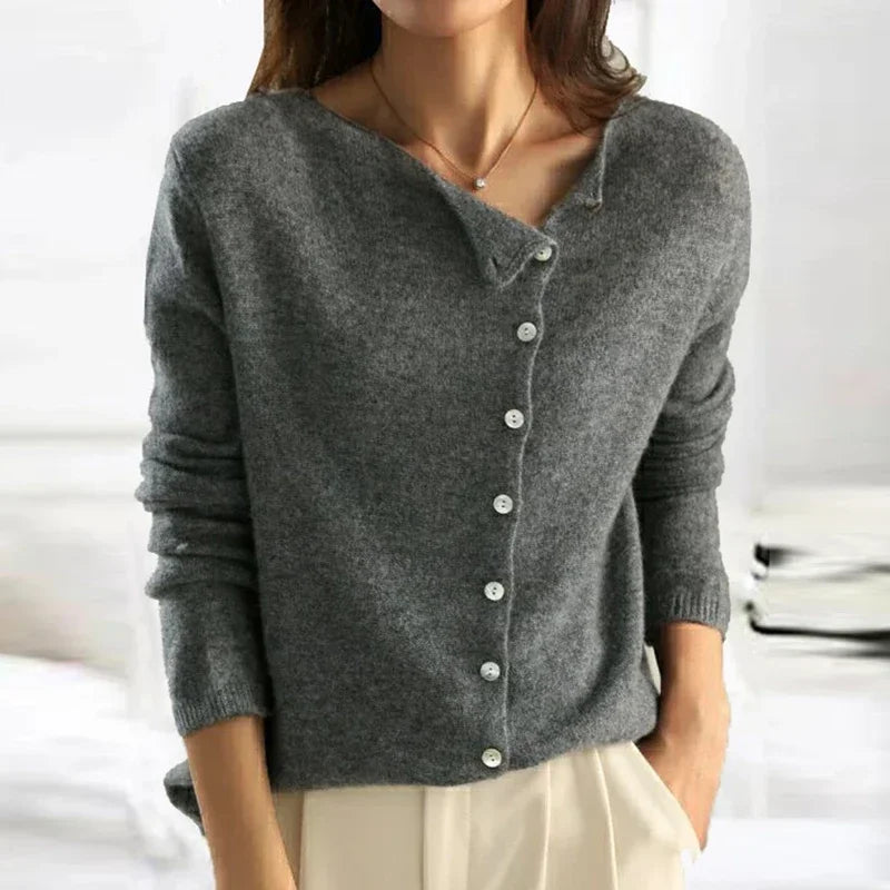Heather Elegant Cardigan – Gray / S