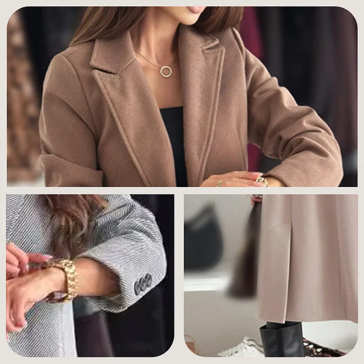 LuxeFemme – Women’s Elegant Tailored Long Coat – image 7