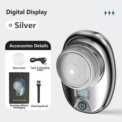 ShaveMate – Portable Electric Shaver – Silver