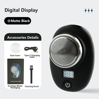 ShaveMate – Portable Electric Shaver – Matte Black