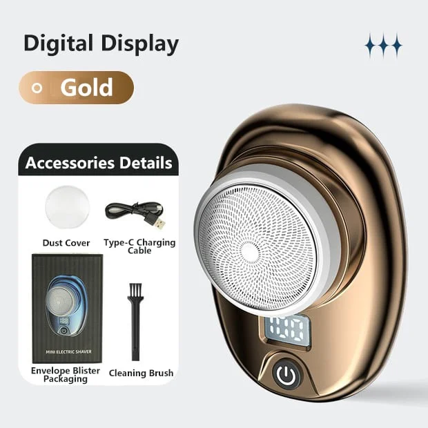 ShaveMate – Portable Electric Shaver – Gold