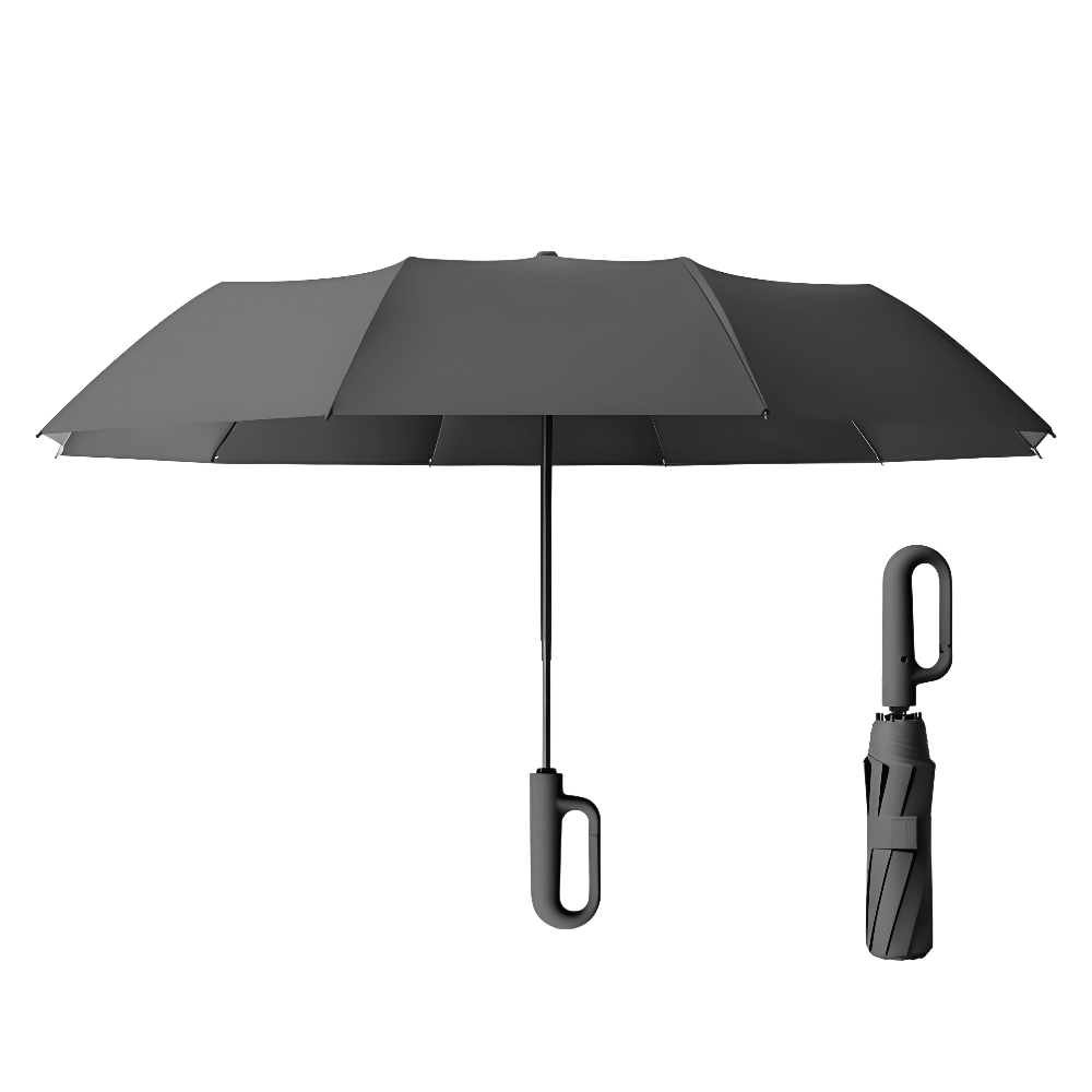StormFlex – Compact Windproof Umbrella – Black / 105 cm/41.3 inches