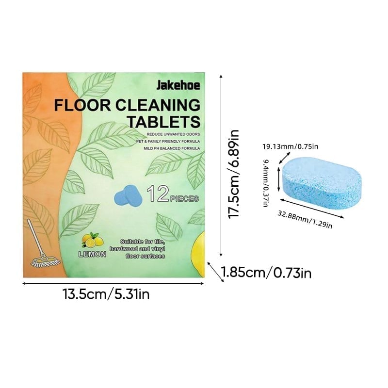 ShineCore – Multi-Surface Floor Cleaner Tablets – 1 pack (12 pcs)