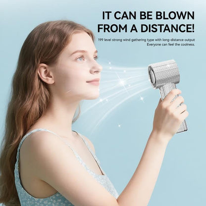 BreezeLux – Luxury Rechargeable Handheld Turbo Fan – image 10