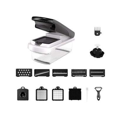VeggieWizard – Multifunctional Food Prep Tool – Black