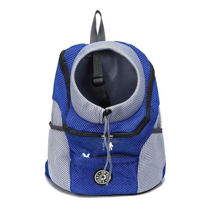 PawStride – Airy Summer Outdoor Backpack for Pets – Small Dogs (1-3kg) / BLUE