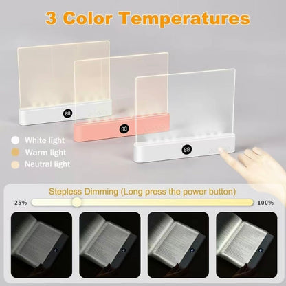 NightLume – Clear LED Rechargeable Reading Lamp – image 5