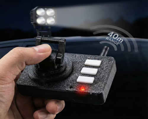 Motorized Remote Control Laser LED Searchlight – image 5