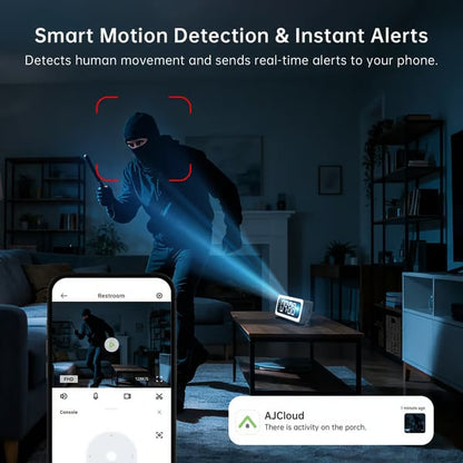 SpyraTech – Smart Alarm Clock Camera with Dual WiFi – image 7