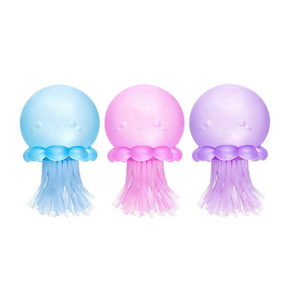 OceanSquish – Soft Jellyfish Fidget Toy – Blue + Pink + Purple