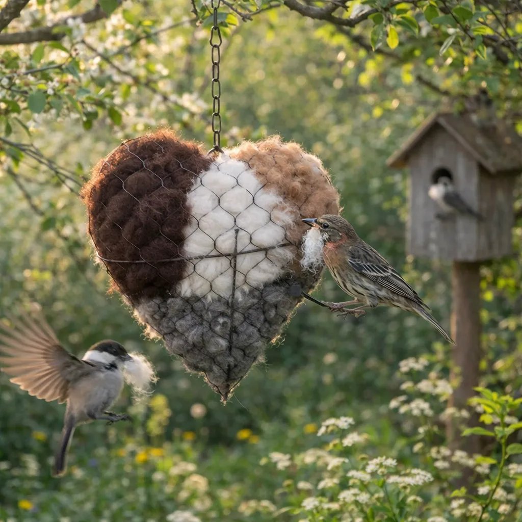 NestingSoul – Eco Handmade Bird Fiber Heart – image 4