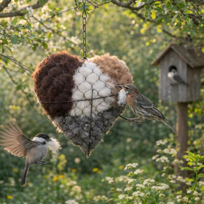 NestingSoul – Eco Handmade Bird Fiber Heart – image 4
