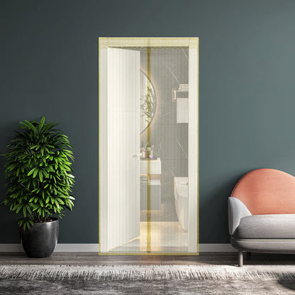 BreezeLock – Magnetic Mesh Fly Protection Door – Yellow / 80*210