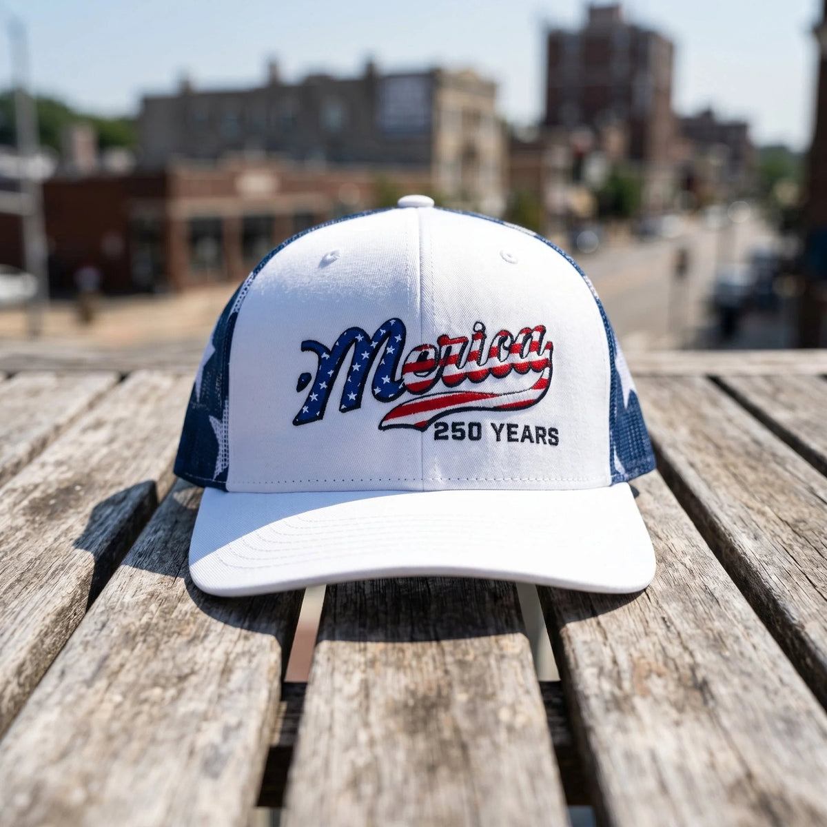 MericaForge – Merica 250 Years Embroidered Trucker Hat – image 3