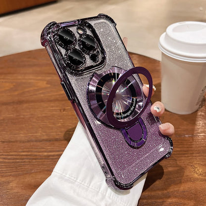 MagView Pro – Hands-Free Phone Case – Glitter / Purple / iPhone 17 Pro Max