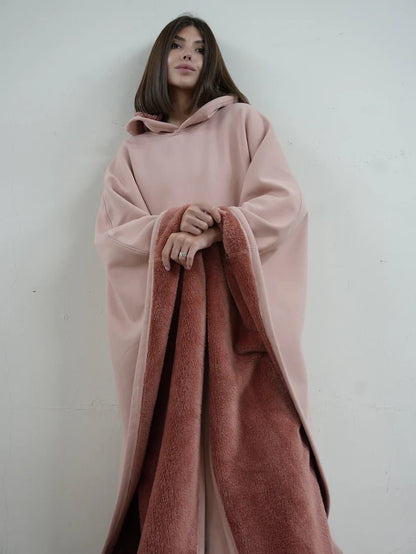 ZenHood – Calming Comfort Hoodie – Pink / One Size