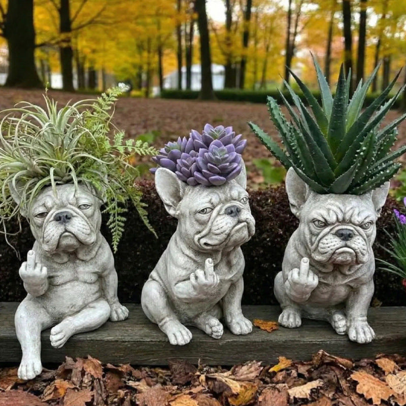 BullyPot - Decorative Dog Planter – A+B+C