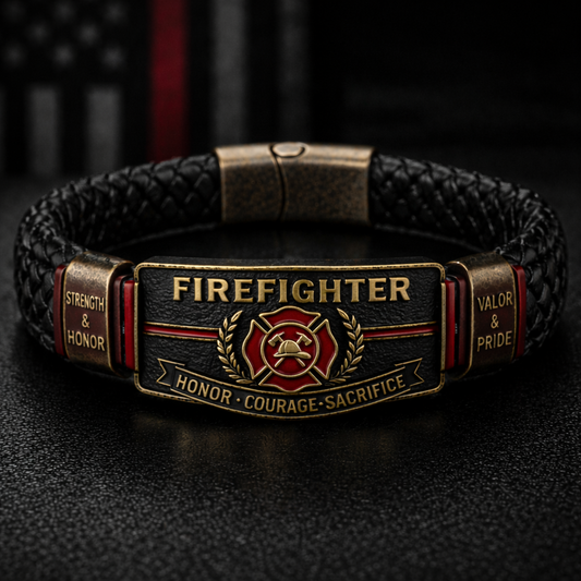 RedLineValor – Firefighter Pride Wristband – Firefighter