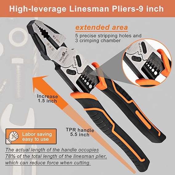 GripMaster – Heavy Duty Multi-Function Lineman Plier – image 10
