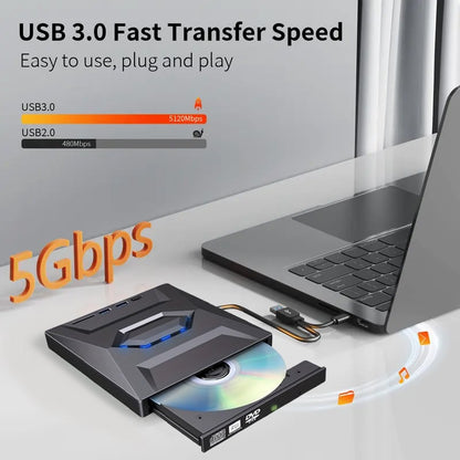 DiscMate – Retro-Style Portable CD/DVD Burner – image 3