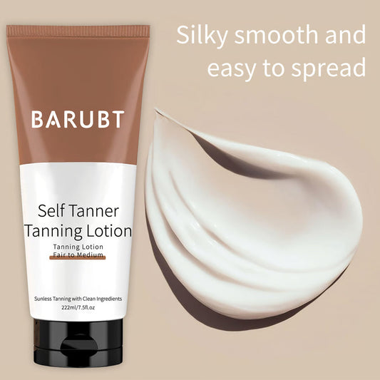 BronzeAura – Natural Finish Self Tanner Lotion – Fair to Medium