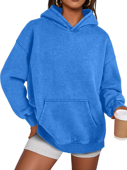 RetroVibe – Acid Wash Pullover – Blue / S