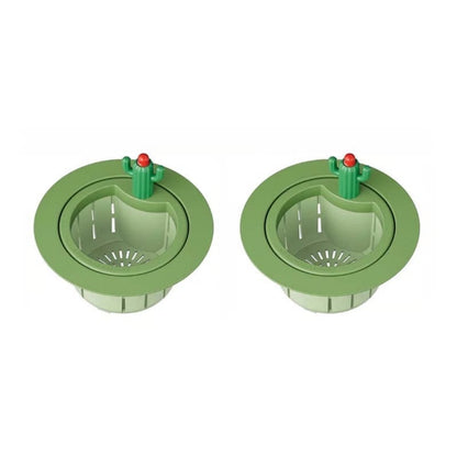 CleanCatch – Drain Strainer Basket – Green-L x2