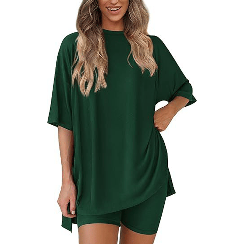 PureRelax – Two-Piece Casual Set – Forest Green / M
