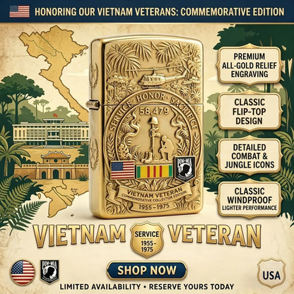 PatriotFire – Vietnam Veteran Tribute Lighter – image 2