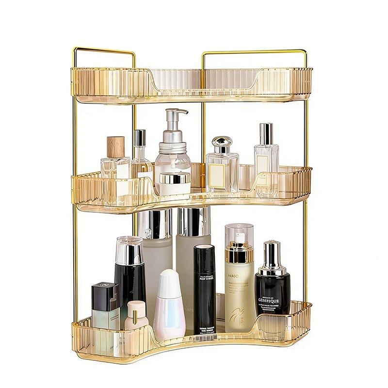 LuxeStack Organizer – Multi-Tier Elegance – Gold